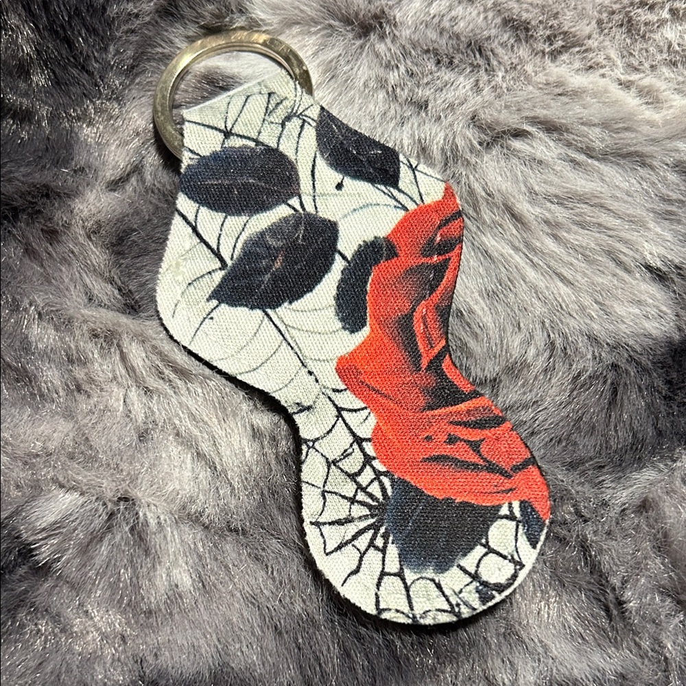 Floral Keychain Holder chapstick